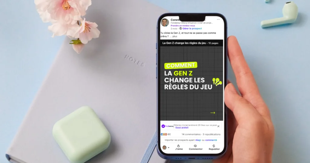 Carrousel Linkedin Le format de 2025 Disciplina formations